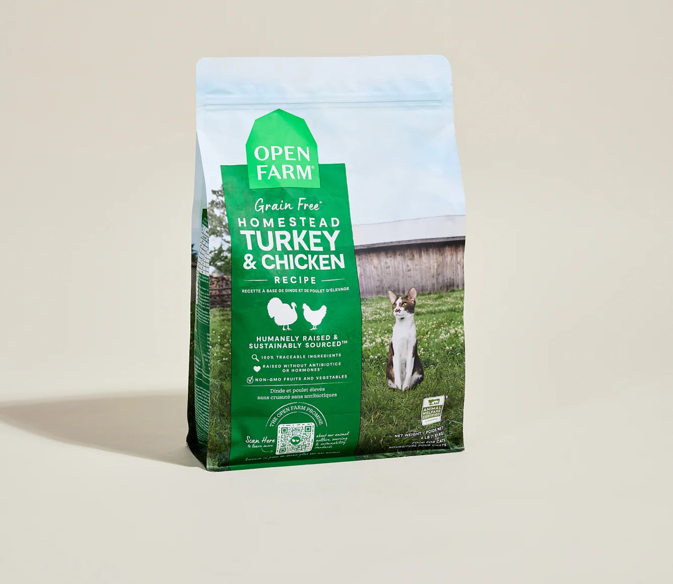 Dinde et poulet (pour chats) - Open Farm