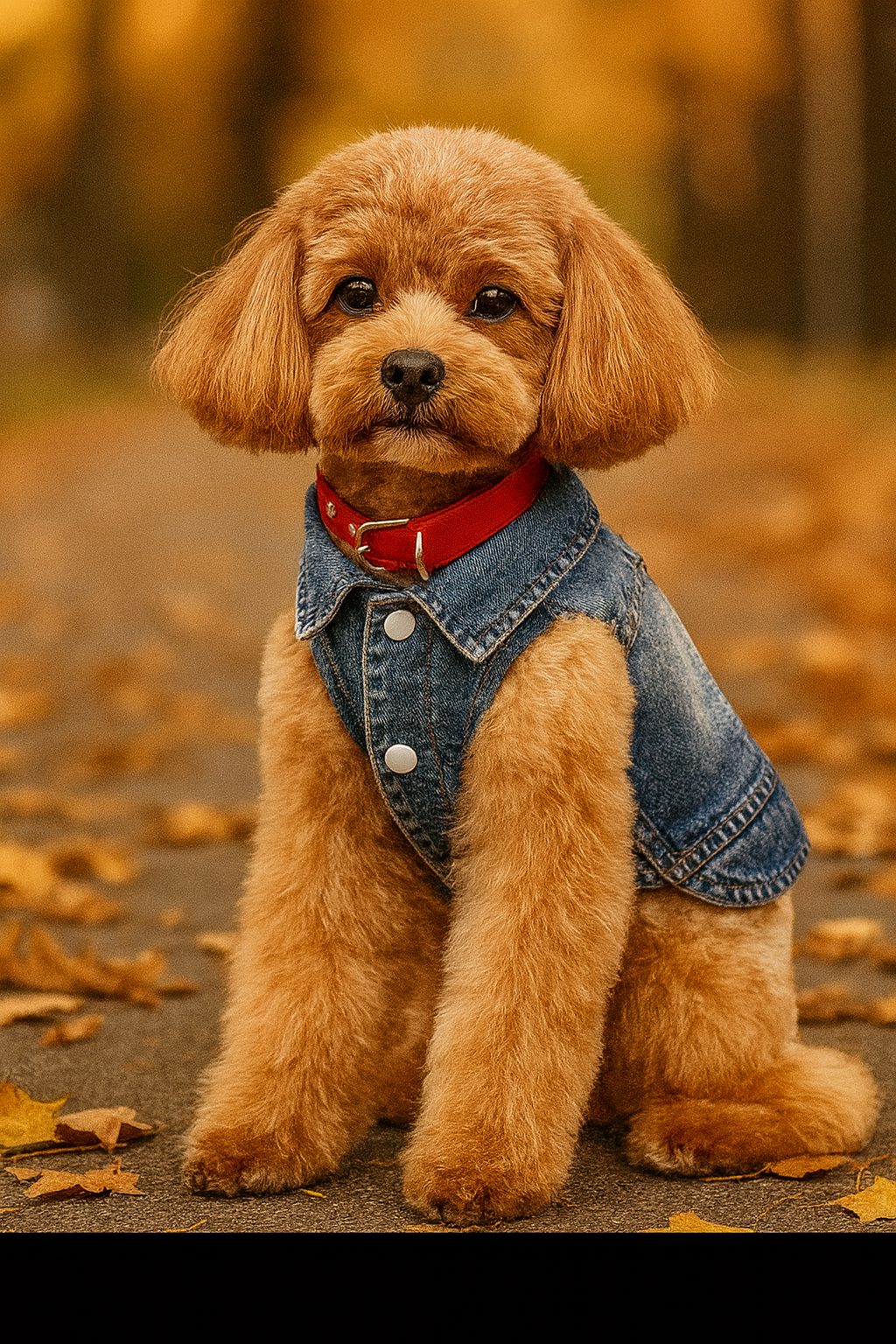 The jeans vest with a D-ring