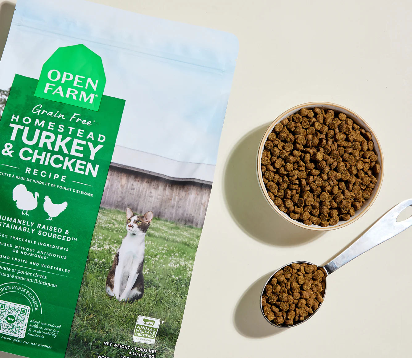 Dinde et poulet (pour chats) - Open Farm