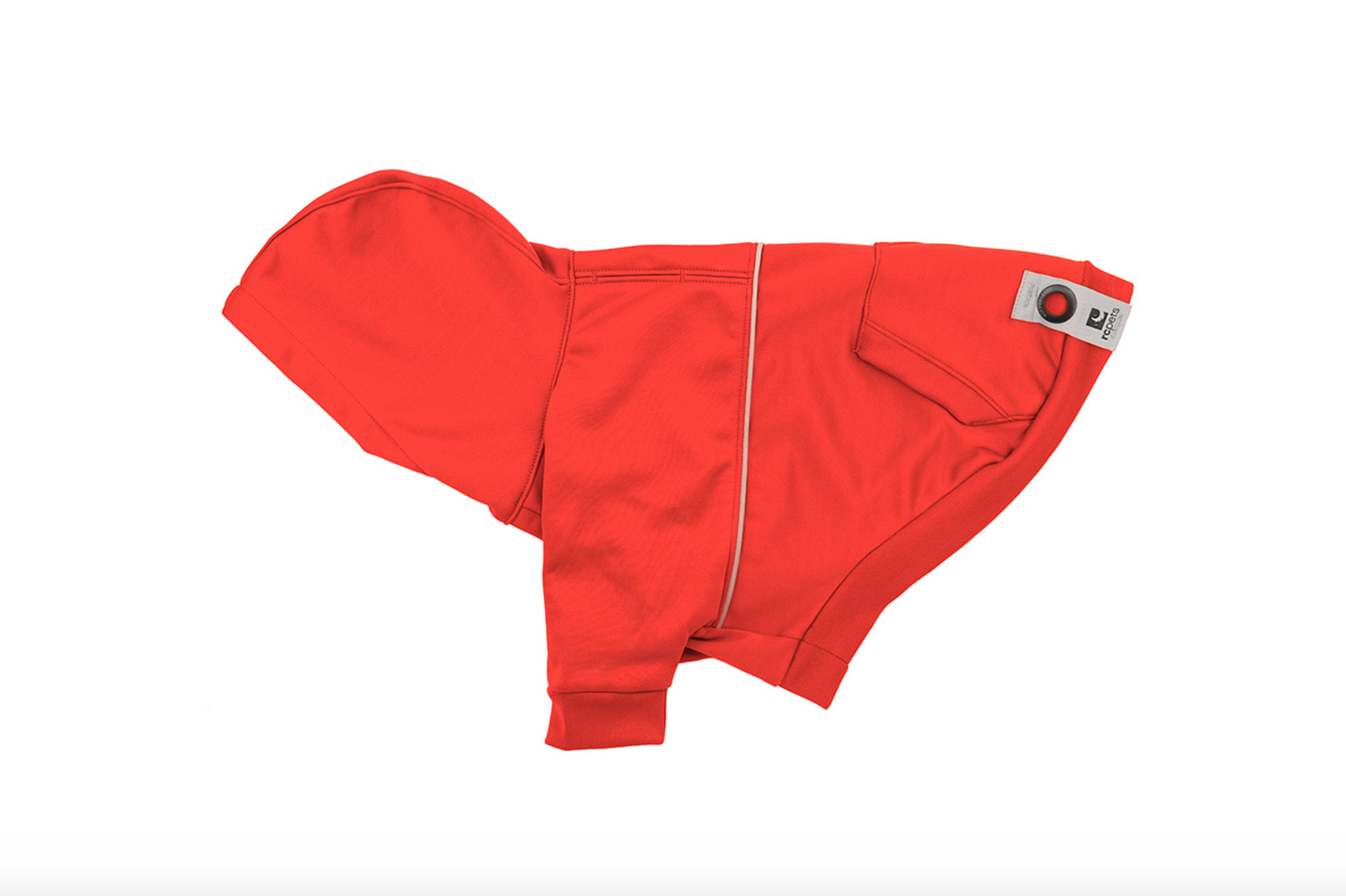 Le coton ouaté pour chien rouge sport