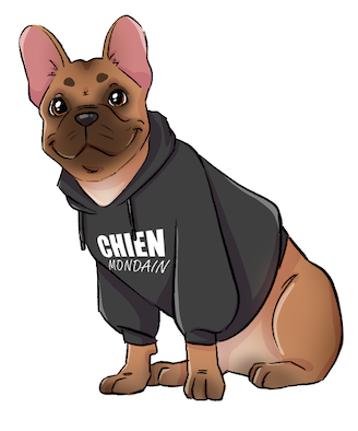Le porte-clé Chien Mondain