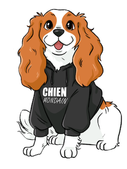Le porte-clé Chien Mondain