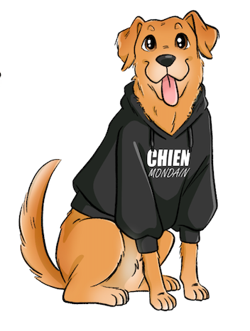 Le porte-clé Chien Mondain