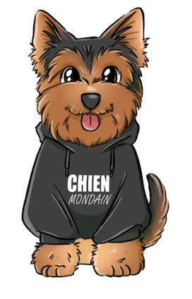 Le porte-clé Chien Mondain