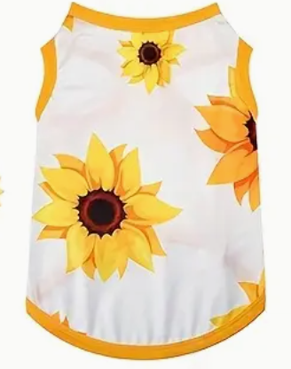 Le chandail pour chien tournesol