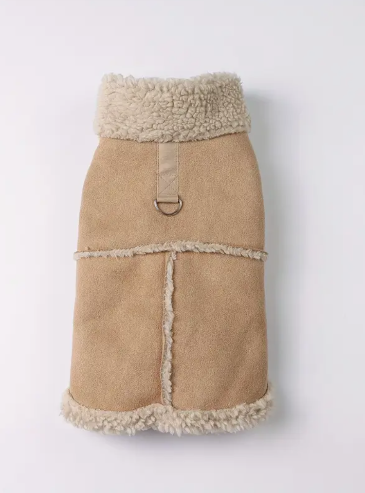 Le manteau pour chien sherpa Style Aviateur