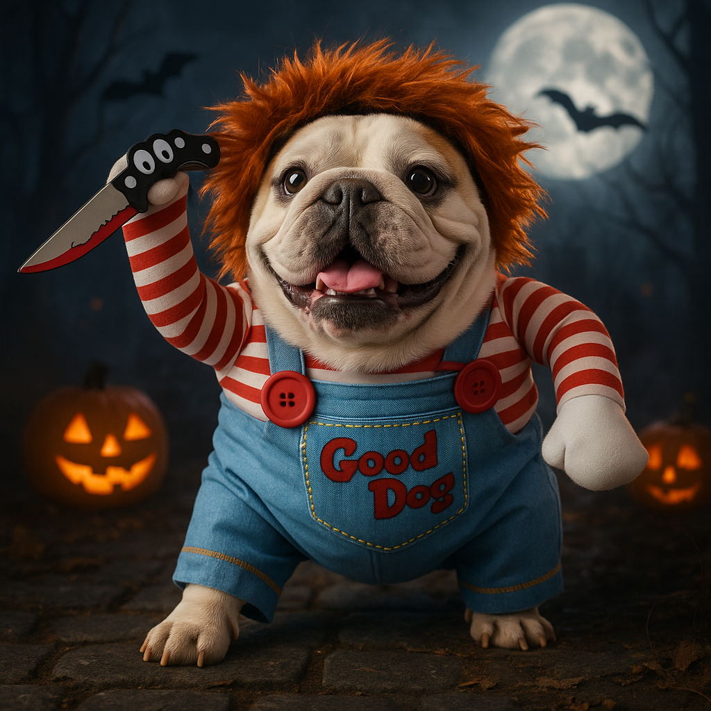 Le costume pour chien Chucky