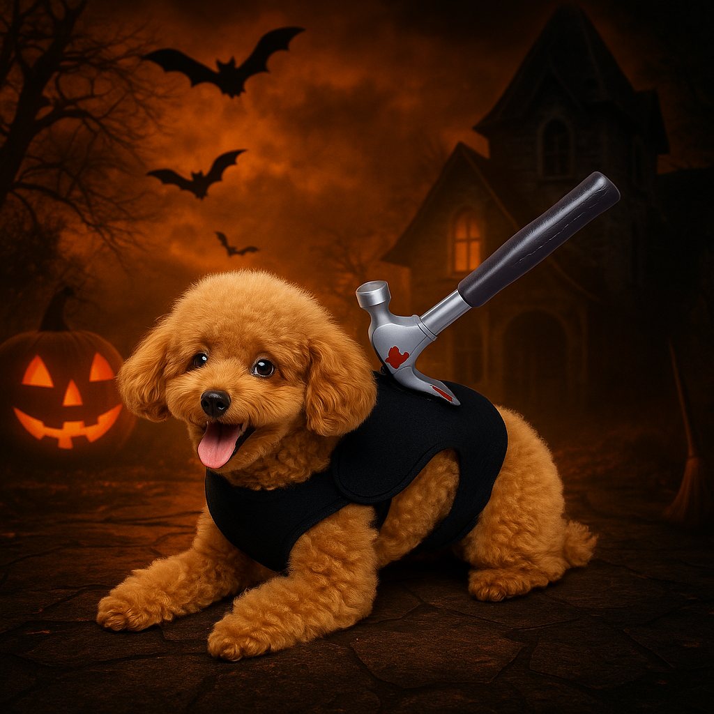 Le costume pour chien Marteau