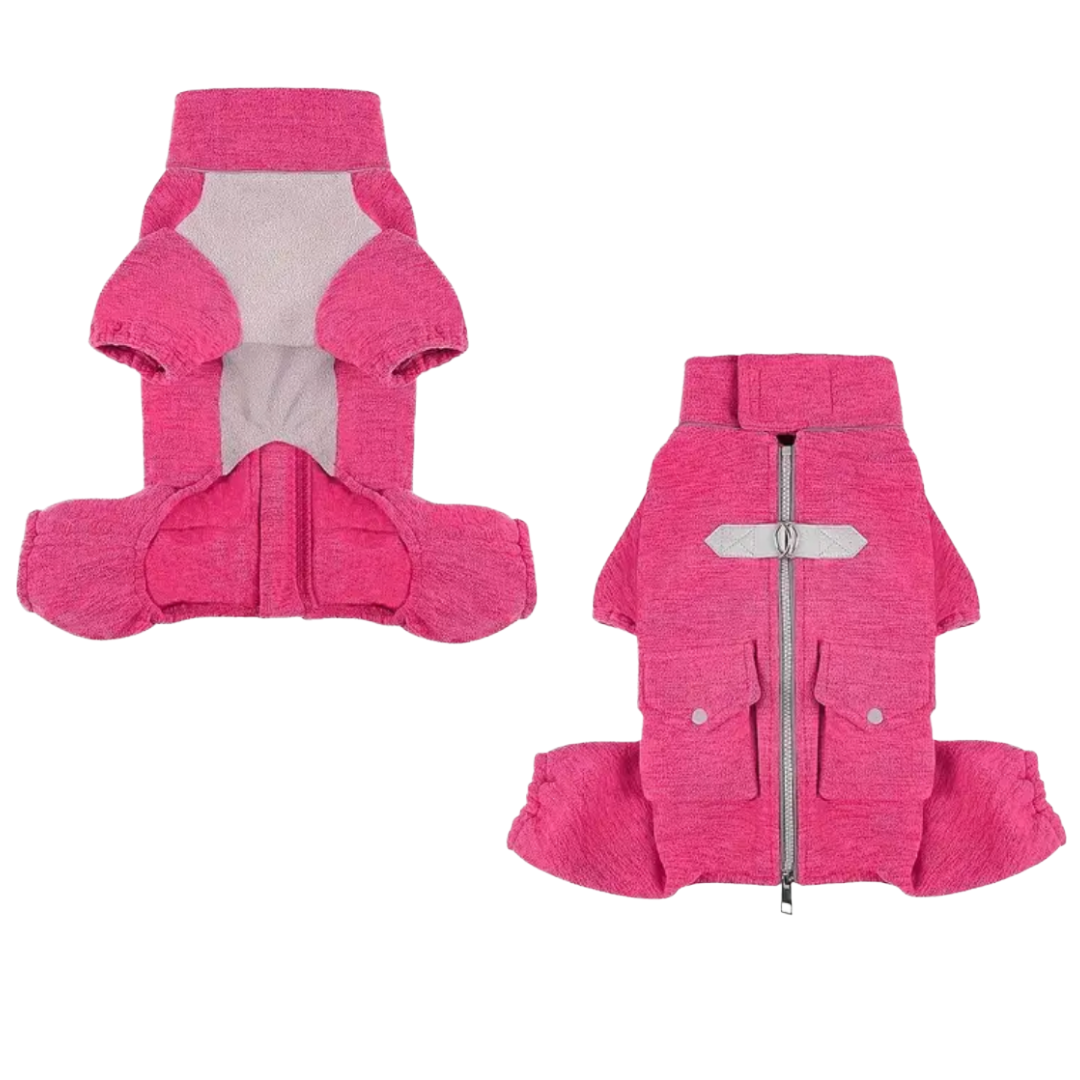 La combinaison jogging pour chien Rose Fuchsia