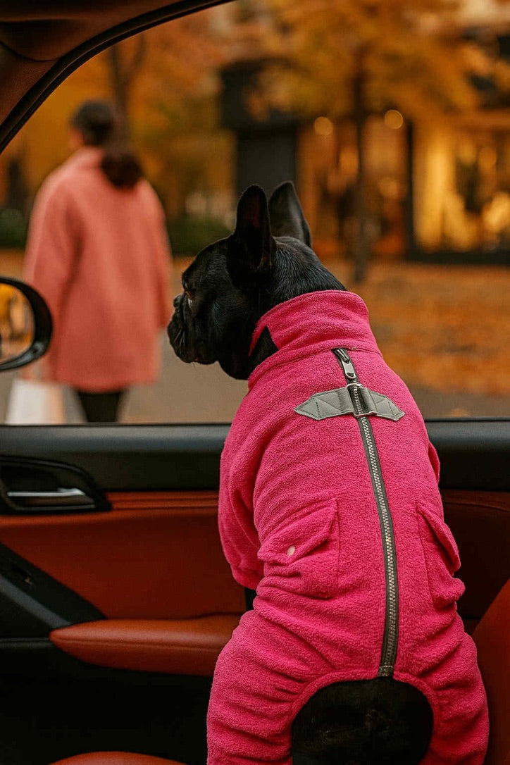 La combinaison jogging pour chien Rose Fuchsia