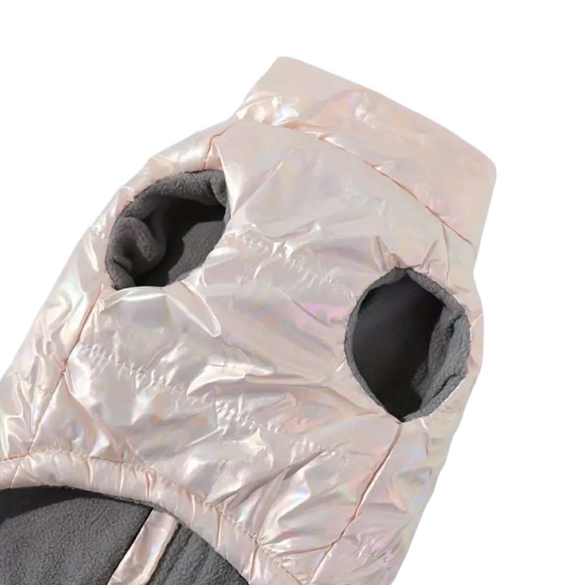 Le Manteau matelassé rose pour chien
