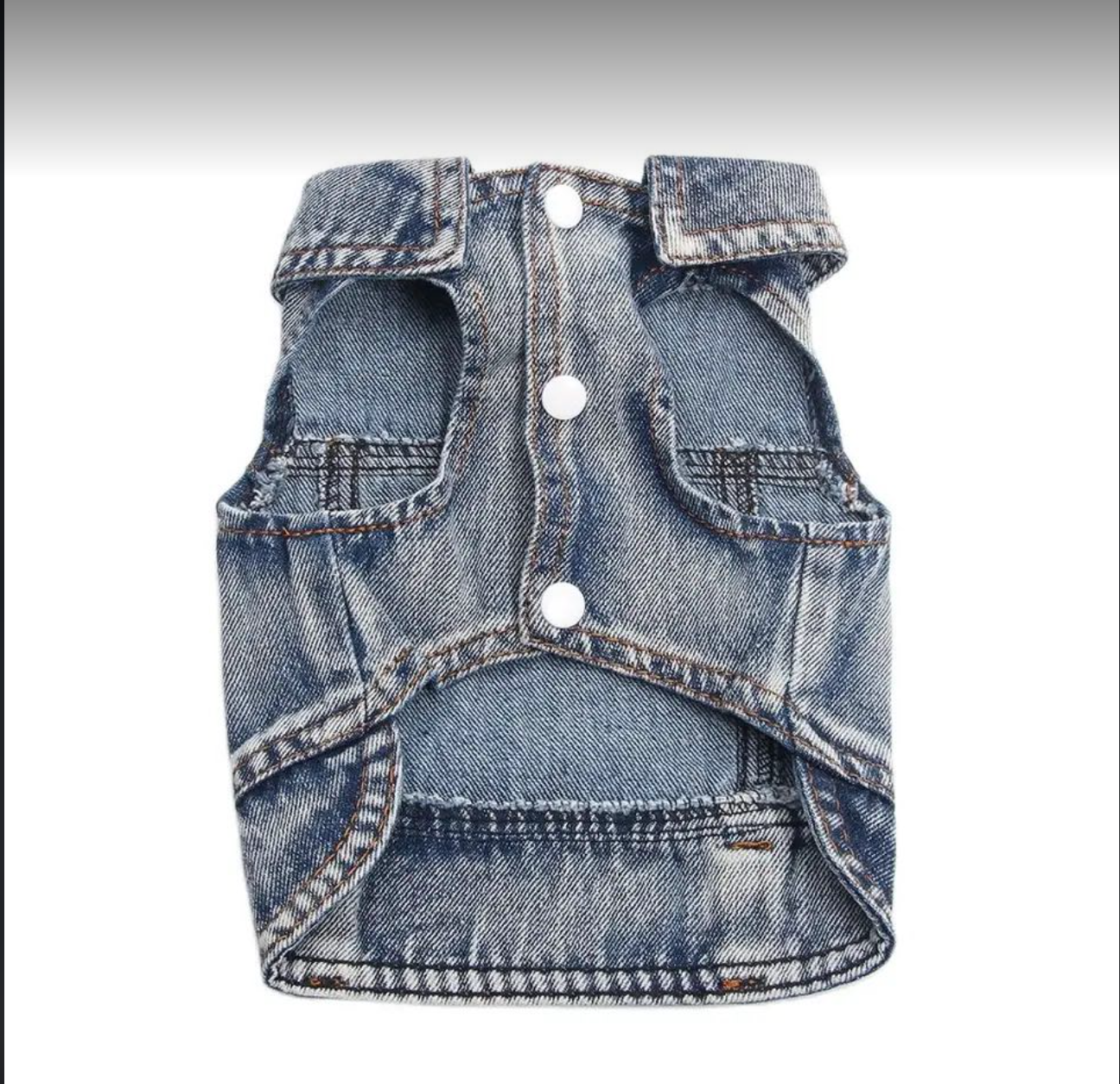 The jeans vest with a D-ring
